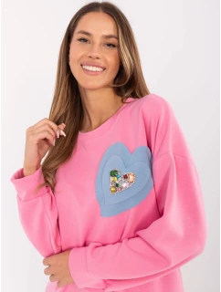 Mikina DHJ BL 20322.72 růžová