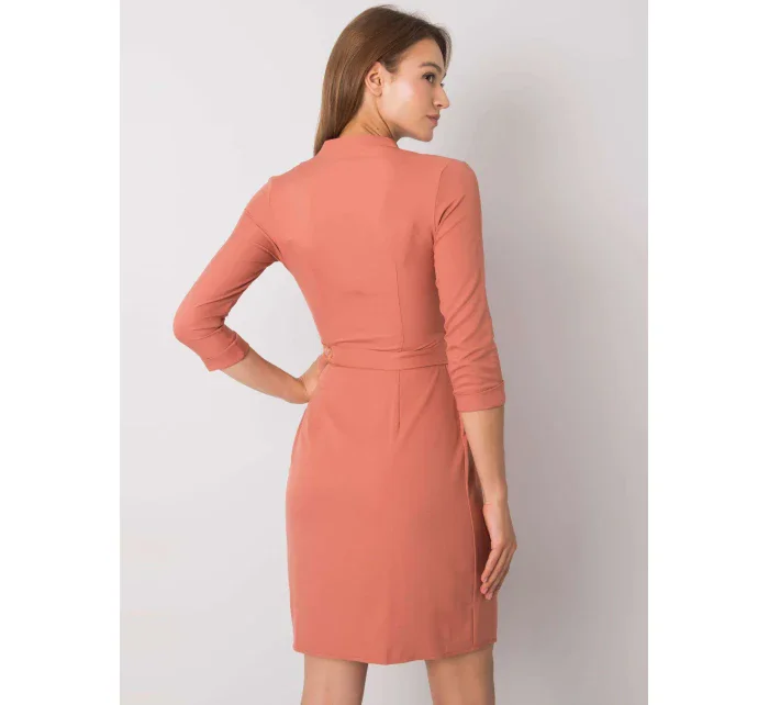 Šaty LK SK 507665.17P tmavě oranžová