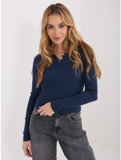 Bluzka WT BZ model 21875410 granatowy - FPrice Bluzka WT BZ model 21875410 granatowy - FPrice