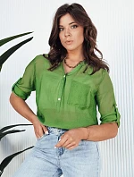 Dámská košile LUNA zelená FashionStreet RY2327