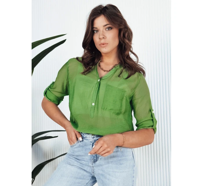 Dámská košile LUNA zelená FashionStreet RY2327