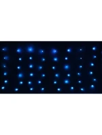 VÁNOČNÍ STROMEK SVĚTLA VENKOVNÍ / VNITŘNÍ SVĚTELNÝ ZÁVĚS 240 VEDL 600X60CM S DÁLKOVÝM OVLÁDÁNÍM RGB BARVA