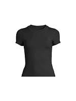 Dámské tričko model 22242703 Rib Tee, černé - Casall