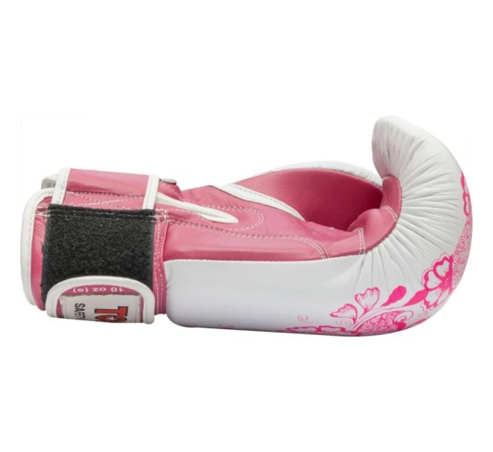 Boxerské rukavice  10 oz bílé a růžové model 21767800 - TOP TEN