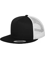Flexfit 6006 5 panelová Trucker kšiltovka 55.6006 black/black/white Flexfit 6006 5 panelová Trucker kšiltovka 55.6006 black/black/white