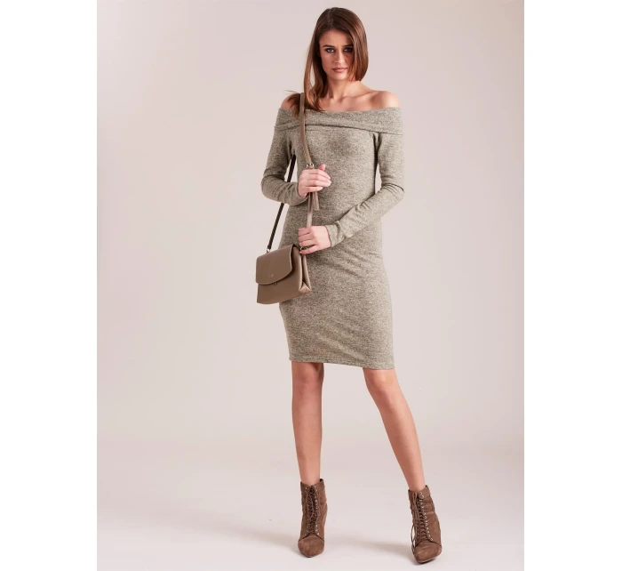 Šaty EM SK 4329.16P khaki