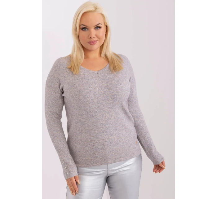 Svetr plus size model 190086 Factory Price Svetr plus size model 190086 Factory Price