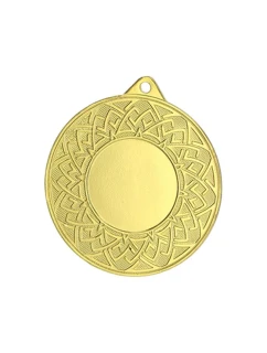 Obecná zlatá medaile s místem pro emblém 25 mm - ocel