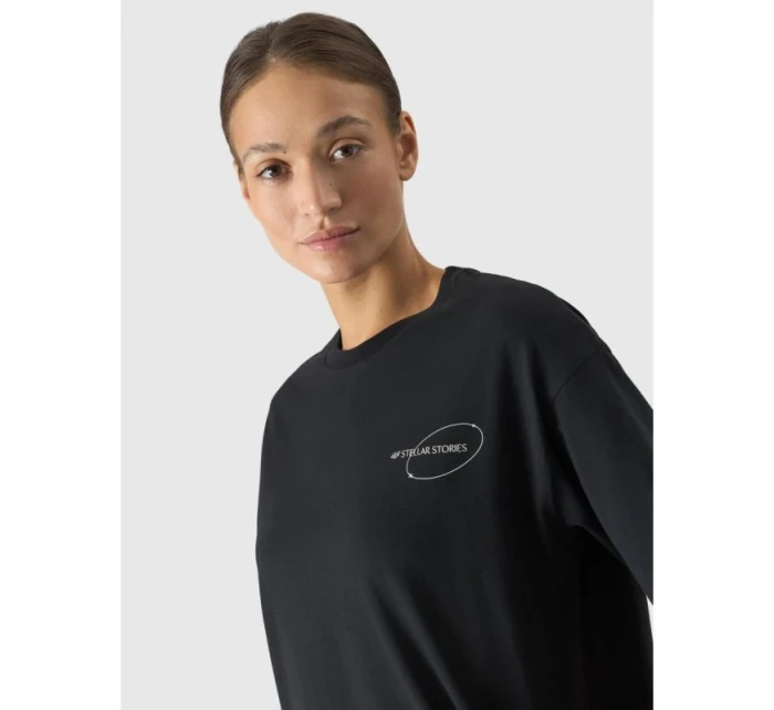 Dámské tričko oversize s potiskem model 21907591 - 4F