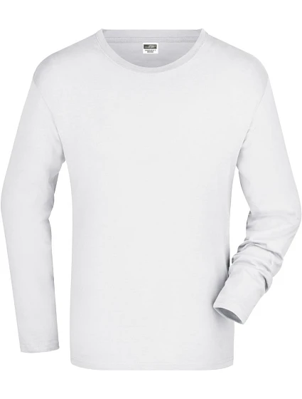 Daiber JN 913 Pánské tričko s dlouhým rukávem 02.0913 white