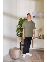 BY 163 Oversize tričko z bavlny  beige model 22416052 - Build your Brand