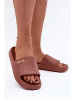Dámské pěnové pantofle Big Star model 22339963 Hnědé - Big Star Shoes