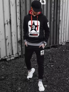 Pánské černé tepláky model 21967188 - Dstreet