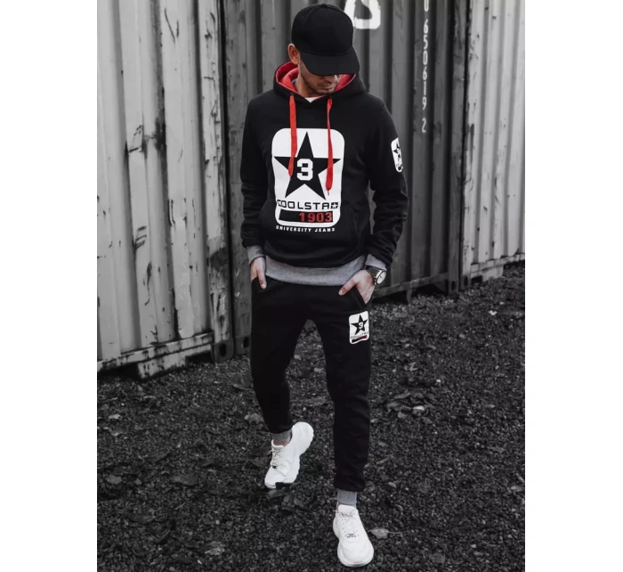 Pánské černé tepláky model 21967188 - Dstreet