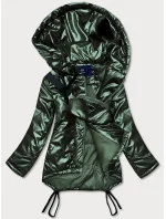 KRÓTKA ZIMOWA KURTKA DAMSKA Z ZIELONA model 21242790 - Ann Gissy