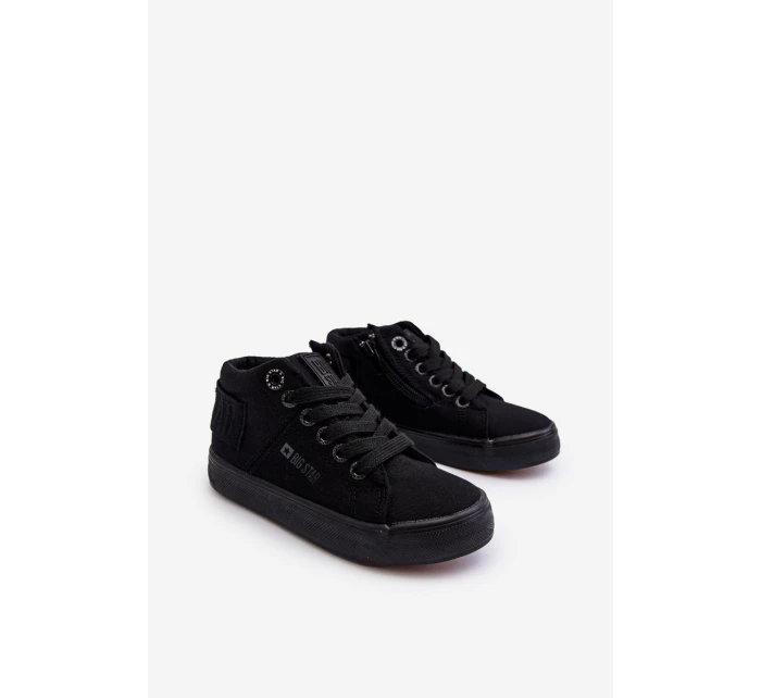 Dětské Klasické Vysoké Boty Big Star model 21626725 Černé - Big Star Shoes Dětské Klasické Vysoké Boty Big Star model 21626725 Černé - Big Star Shoes