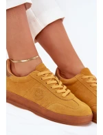 Dámské Semišové Tenisky Big Star model 21703168 HIPOLY SYSTEM Žluté - Big Star Shoes Dámské Semišové Tenisky Big Star model 21703168 HIPOLY SYSTEM Žluté - Big Star Shoes