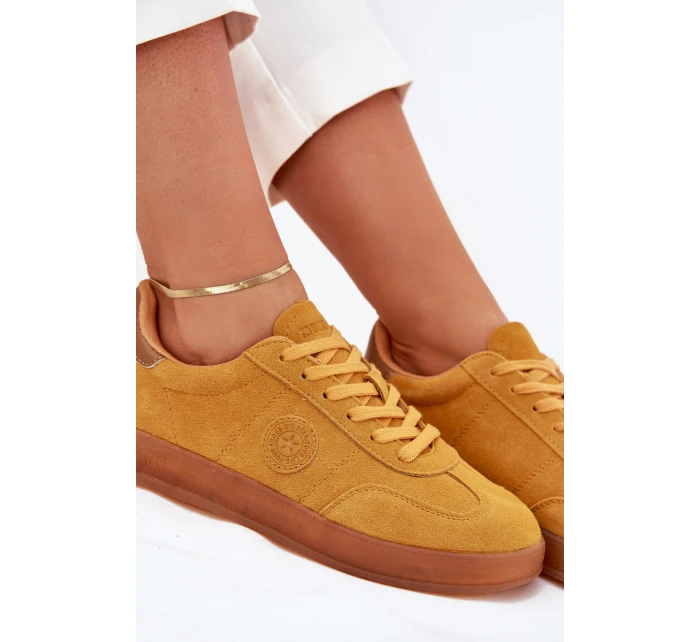 Dámské Semišové Tenisky Big Star model 21703168 HIPOLY SYSTEM Žluté - Big Star Shoes Dámské Semišové Tenisky Big Star model 21703168 HIPOLY SYSTEM Žluté - Big Star Shoes