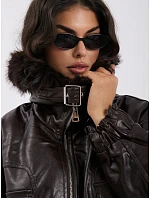 Kurtka IR KR model 22559192 ciemny brązowy - FPrice Kurtka IR KR model 22559192 ciemny brązowy - FPrice