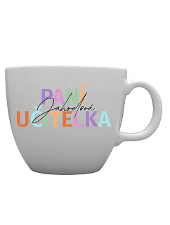 Personalizovaný MEGA XXL keramický hrnek 1 000 ml pro paní učitelku/pana učitele