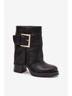 Boty na podpatku model 218514 Step in style Boty na podpatku model 218514 Step in style