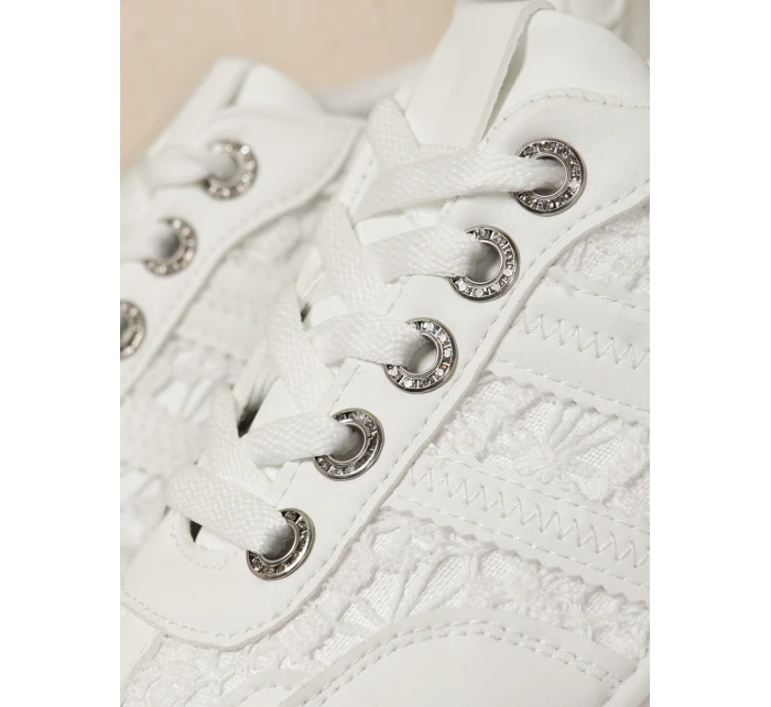 Dámské tenisky na platformě bílé FashionStreet ZY1394