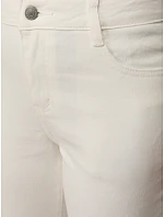 Dámské džíny mom fit s vysokým pasem bílé FashionStreet uy2959