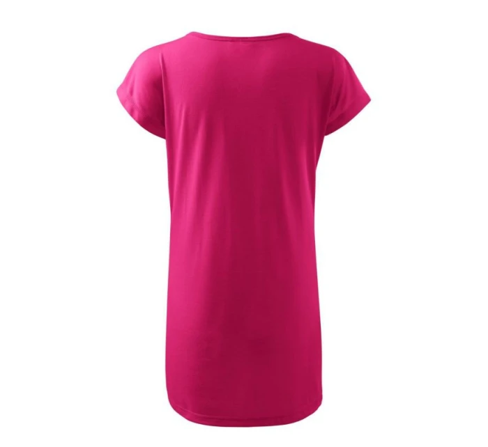 Malfini Love W MLI-12340 fialově červené šaty