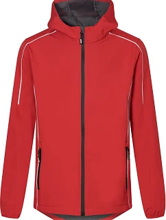 Pánská lehká 2vrstvá softshellová bunda 40. fire red model 22517192 - Promodoro