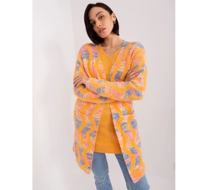 Sweter AT SW model 21768447 pomarańczowy - FPrice Sweter AT SW model 21768447 pomarańczowy - FPrice