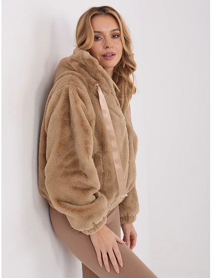 Kurtka KR beżowy model 21782301 - FPrice Kurtka KR beżowy model 21782301 - FPrice