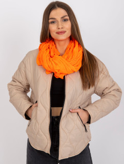 Fluo oranžový viskózový šátek