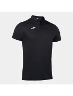 Pánské polo tričko Joma Polo Shirt Hobby Black S/S Pánské polo tričko Joma Polo Shirt Hobby Black S/S