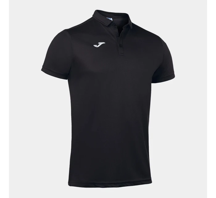 Pánské polo tričko Joma Polo Shirt Hobby Black S/S Pánské polo tričko Joma Polo Shirt Hobby Black S/S
