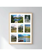 Personalizovaný magický fotoobraz v rámu - 30x40 - koláž fotografií Personalizovaný magický fotoobraz v rámu - 30x40 - koláž fotografií