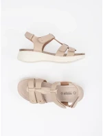 Módní sandály dámské hnědé platforma Módní sandály dámské hnědé platforma