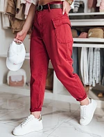 Dámské kalhoty GOTRENDI bordó FashionStreet UY2526