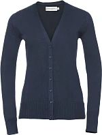 Dámský pletený cardigan s výstřihem do V 11. french navy model 22475062 - Russell Athletic Dámský pletený cardigan s výstřihem do V 11. french navy model 22475062 - Russell Athletic