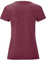 LadyFit Iconic 150 T Dámské tričko model 22429462 heather burgundy - Fruit of the Loom LadyFit Iconic 150 T Dámské tričko model 22429462 heather burgundy - Fruit of the Loom