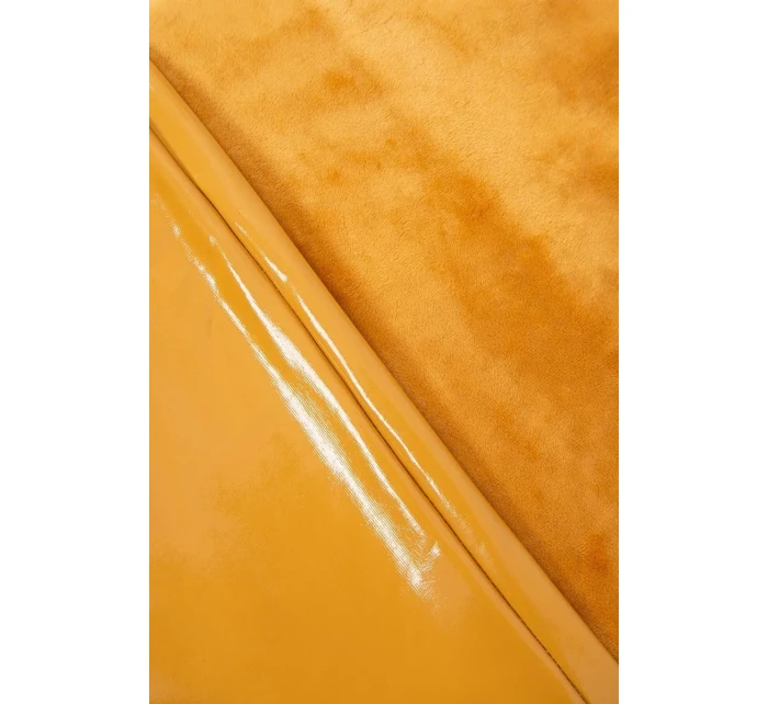 Dvouvrstvé kalhoty s hořčicovým velurem