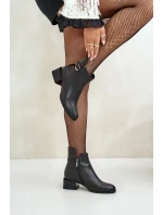 Zateplené Dámské Kotníkové Boty Na Podpatku Na Zip Černé Vinceza Zateplené Dámské Kotníkové Boty Na Podpatku Na Zip Černé Vinceza