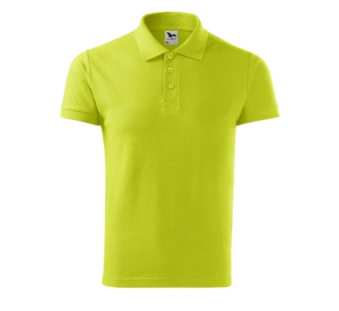 Cotton polokošile pánská limetková