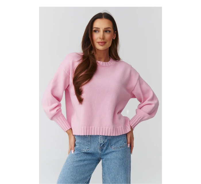 Svetr model 224105 Makadamia Svetr model 224105 Makadamia