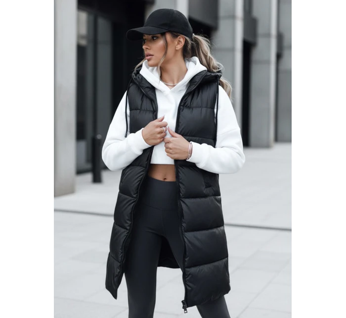 Dámská prošívaná vesta  černá Dstreet model 21970197 - FashionStreet