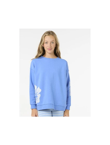 Mikina RIP CURL ŹBliss Crew-Girl, modrá Mikina RIP CURL ŹBliss Crew-Girl, modrá
