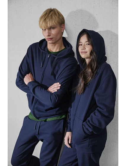 B&C Zip Hood Unisex mikina s kapucí navy model 22445477 B&C Zip Hood Unisex mikina s kapucí navy model 22445477