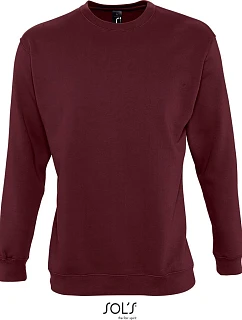 SOL'S New Supreme Unisex mikina 25.3250 burgundy