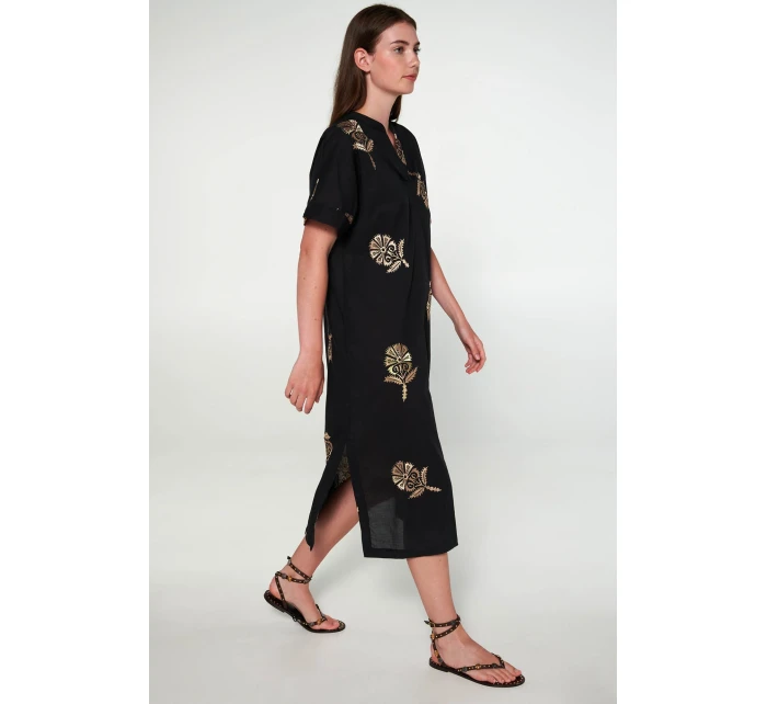 šaty s krátkými rukávy model 19697469 - Vamp šaty s krátkými rukávy model 19697469 - Vamp