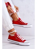 Dámské klasické tenisky model 21577962 červená - Cross Jeans
