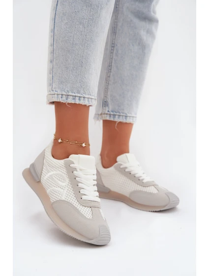 Sneakersy Dámské sportovní Bílá-Šedá Tarlisse Sneakersy Dámské sportovní Bílá-Šedá Tarlisse